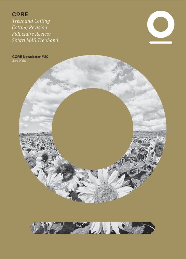 Treuhand Newsletter 06/16 - Core Partner AG
